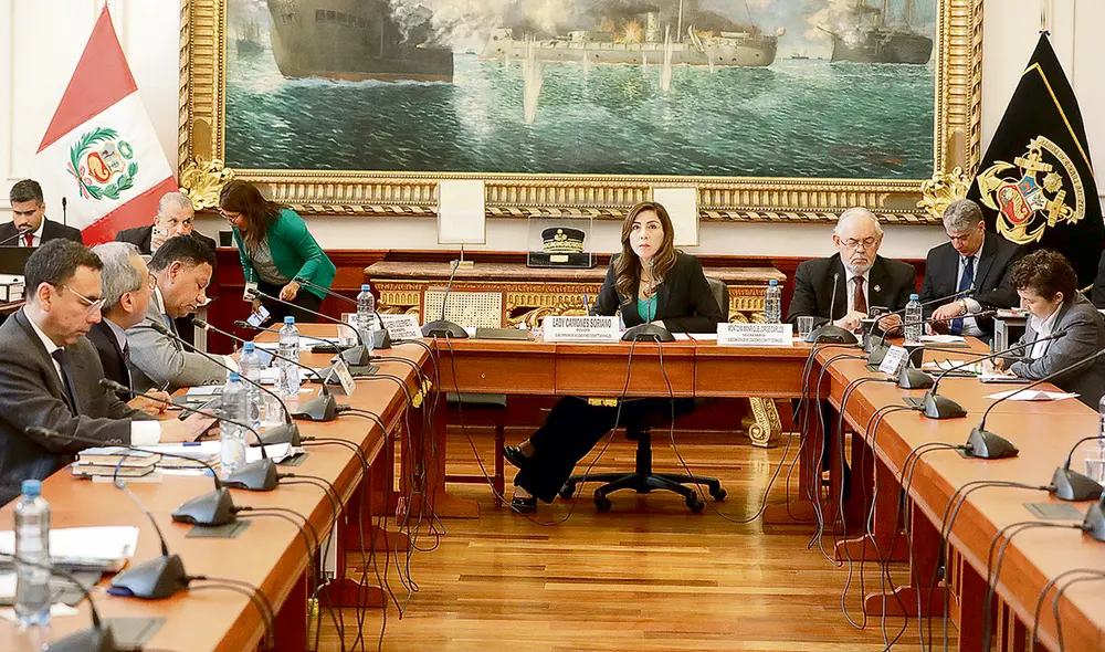 Sesión. La Subcomisión de Acusaciones Constitucionales realizó una audiencia el 15 de diciembre solo con abogados de los miembros de la Junta Nacional de Justicia. Foto: difusión