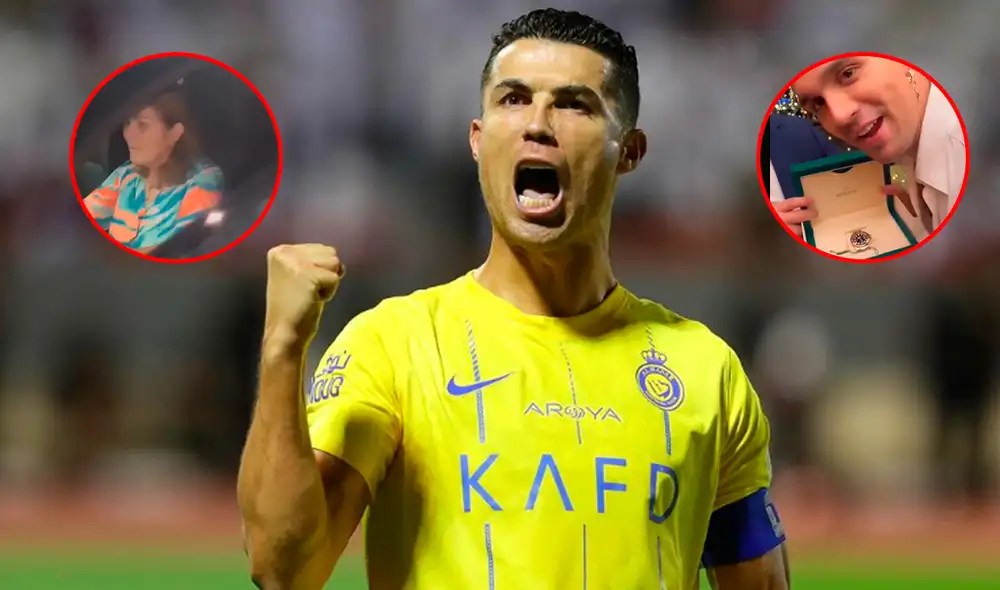Cristiano Ronaldo fue el goleador máximo del 2023 con 54 goles. Foto: composición LR / Instagram @Cristiano / captura de TikTok / @CristianoRonaldo.actu / @Calatayud_Alex