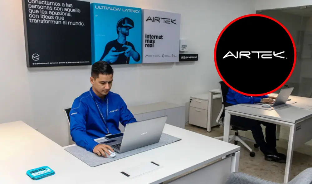 Airtek es una empresa que ofrece servicios de Internet por fibra óptica. Foto: composición LR/Diario Versión Final/Airtek Airtek es una empresa que ofrece servicios de Internet por fibra óptica. Foto: composición LR/Diario Versión Final/Airtek