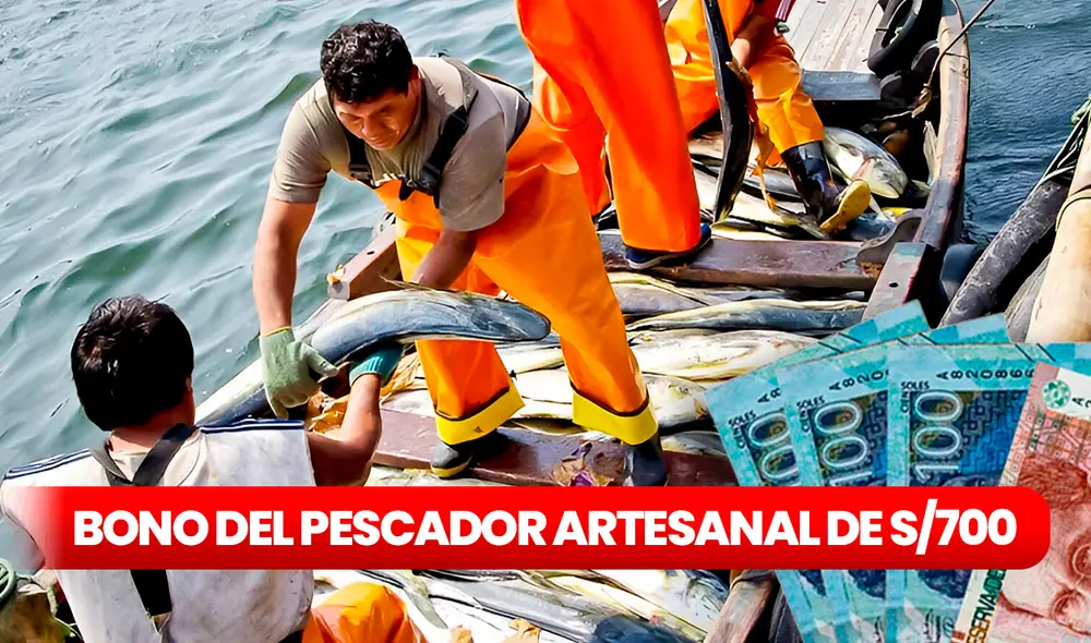 El pago del bono de S/700 para los pescadores artesanales se realiza a través de las agencias del Banco de la Nación. Foto: composición de Jazmin Ceras/LR/Andina