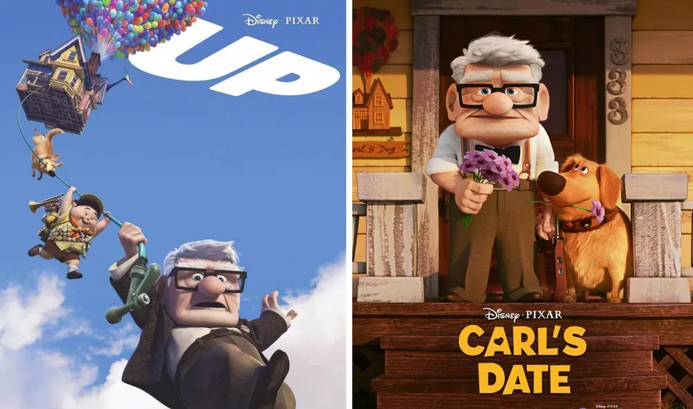 'Carl's Date' fue el último proyecto de la voz oficial de Ed Asner, también de Carl. / Foto: composición LR / captura YouTube