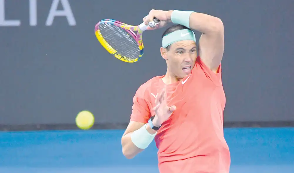 Magnífico. Rafael Nadal mostró una gran performance. Foto: difusión