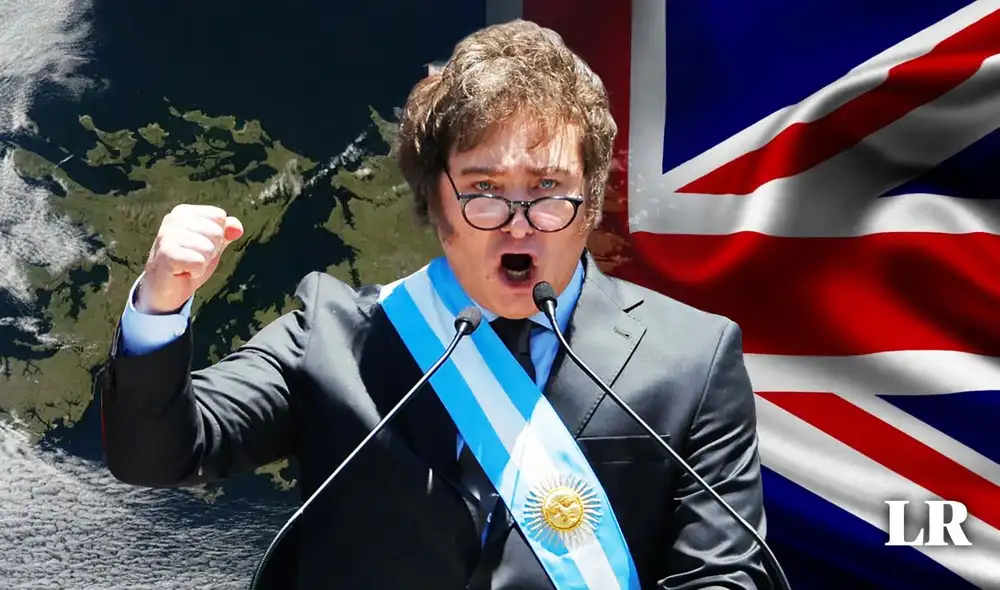 La postura de Javier Milei sobre la soberanía de las Islas Malvinas fue puesta en duda durante las elecciones 2023. Foto: composición LR/EFE