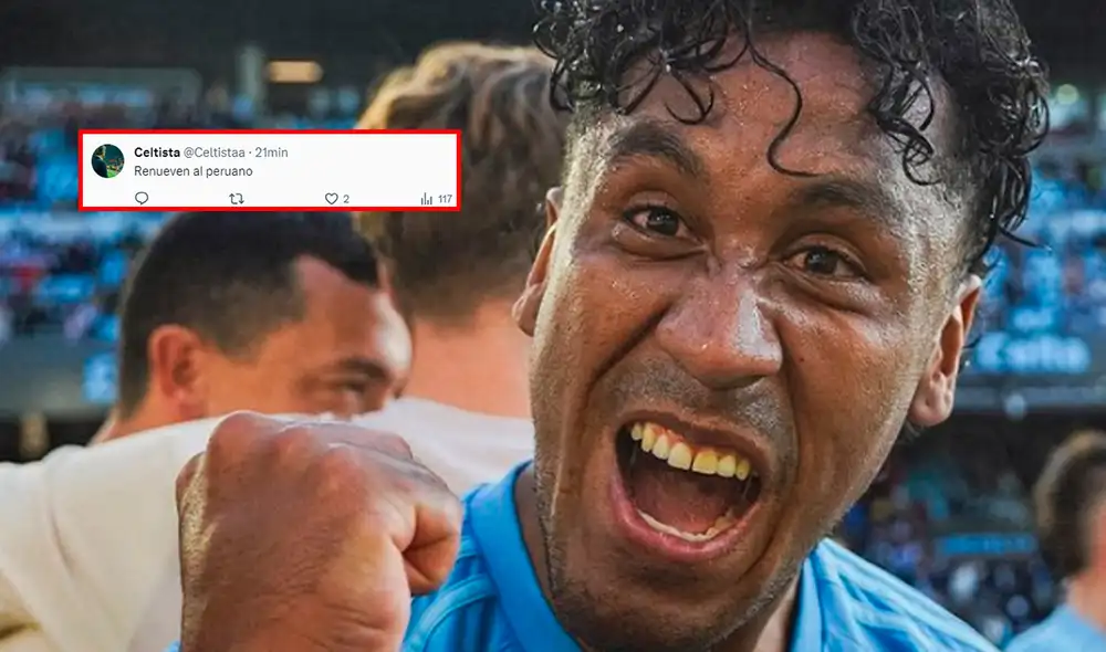 Renato Tapia llegó a Celta en la temporada 2020-2021. Foto: composición LR/Instagram/@Celta Renato Tapia llegó a Celta en la temporada 2020-2021. Foto: composición LR/Instagram/@Celta