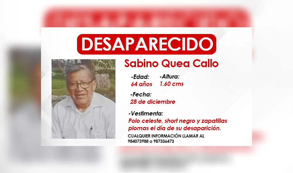 Hombre se encontraba en adecuado estado de salud. Foto: LR