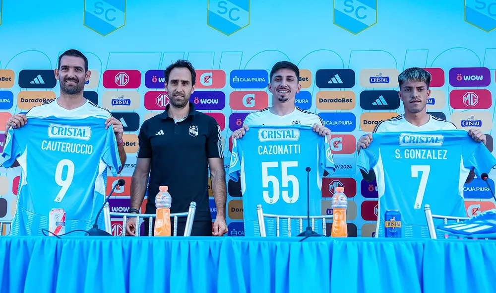De los cuatro refuerzos rimenses para este 2024, tres son jugadores extranjeros. Foto: Sporting Cristal