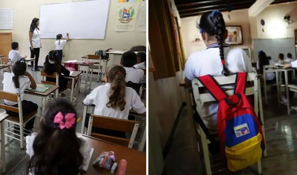 Conoce la información acerca del regreso de los alumnos tras las vacaciones de fin de año. Foto: composiciónLR/Tal Cual/El Nacional