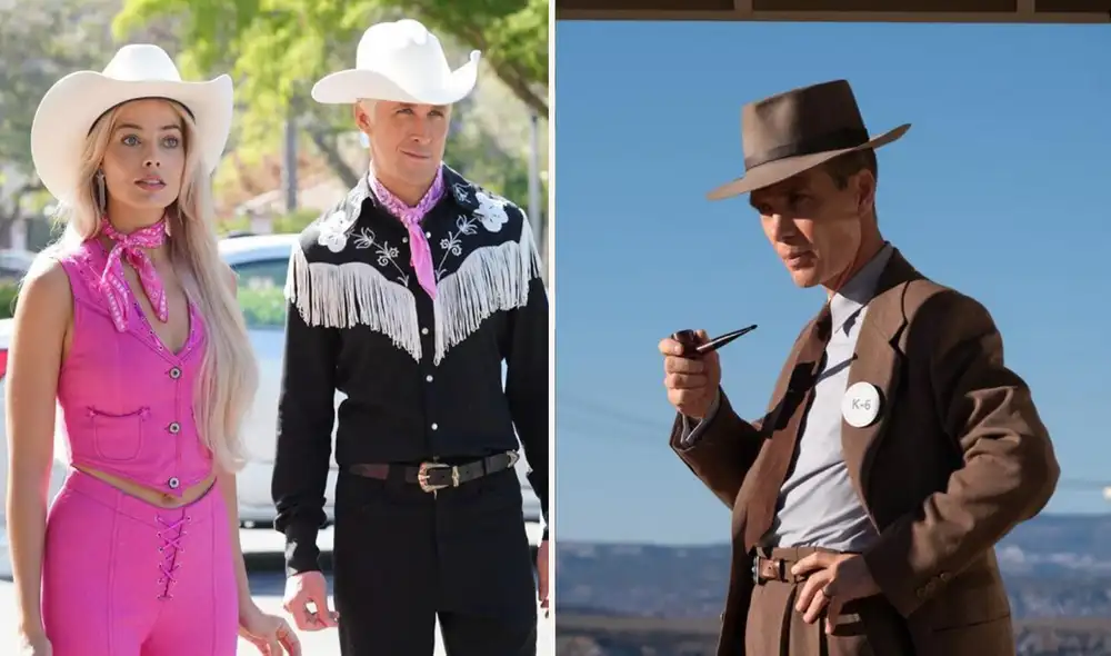 Globos de oro 2024: 'Barbie' ha sido nominada en 9 categorías y 'Oppenheimer' en 8. Foto: Static