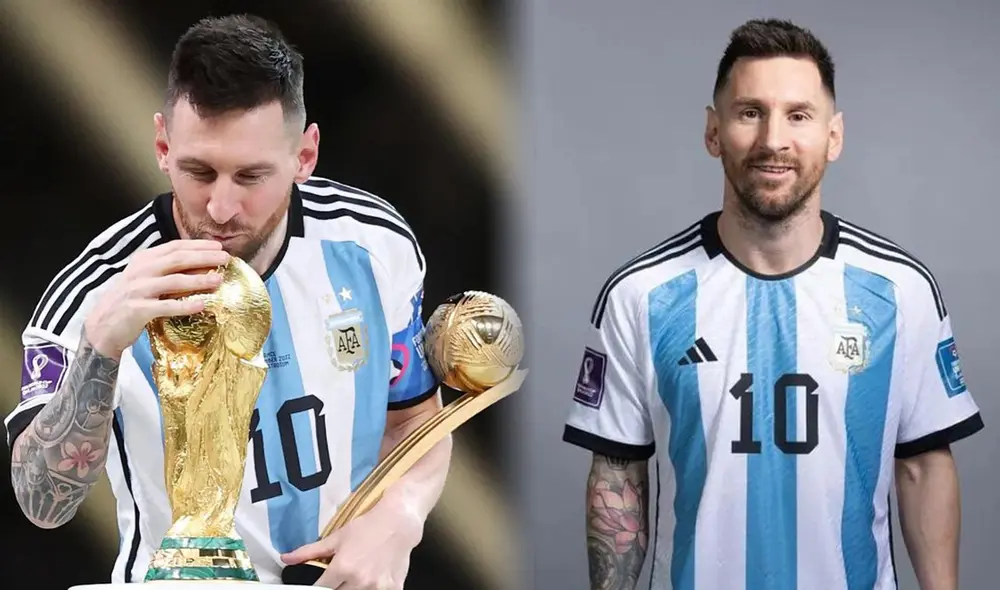 Lionel Messi usó por primera vez el número 10 en el 2009. Foto: composición GLR Lionel Messi usó por primera vez el número 10 en el 2009. Foto: composición GLR