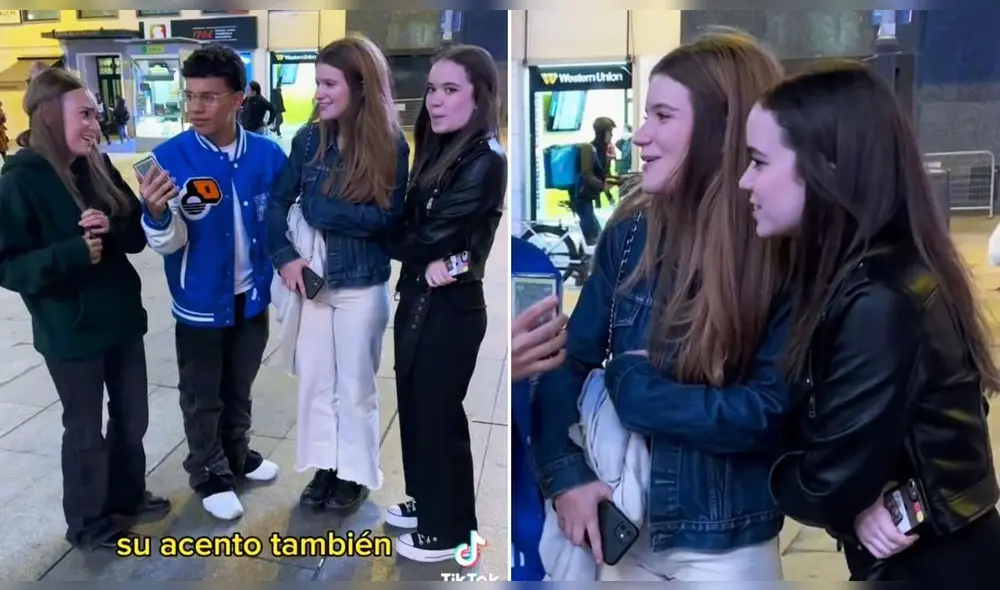 Las jóvenes españolas dejaron en claro que indiscutiblemente saldrían con peruanos. Foto: composición LR/TikTok Las jóvenes españolas dejaron en claro que indiscutiblemente saldrían con peruanos. Foto: composición LR/TikTok