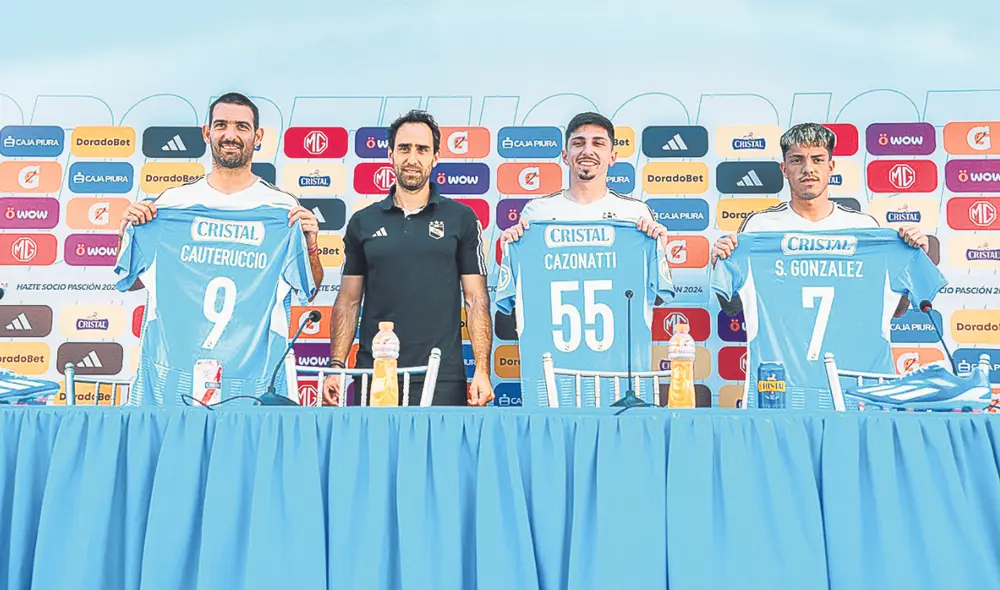 Cerraron. Cauteruccio, Cazonatti y González serían los últimos fichajes extranjeros de Sporting Cristal para el arranque de la temporada. Foto: difusión