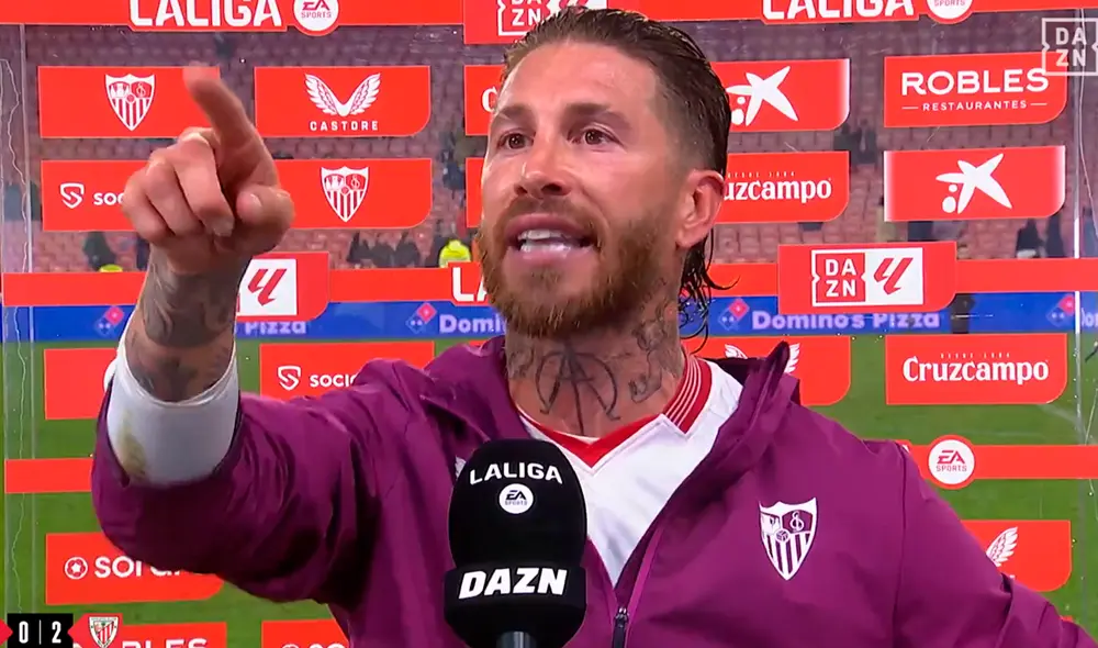 Sergio Ramos llegó al Sevilla procedente del PSG. Foto: DAZN