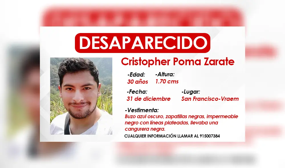 Familia compartió canales para reportar alguna información sobre Cristopher. Foto. composición Jazmín Ceras/LR Familia compartió canales para reportar alguna información sobre Cristopher. Foto. composición Jazmín Ceras/LR