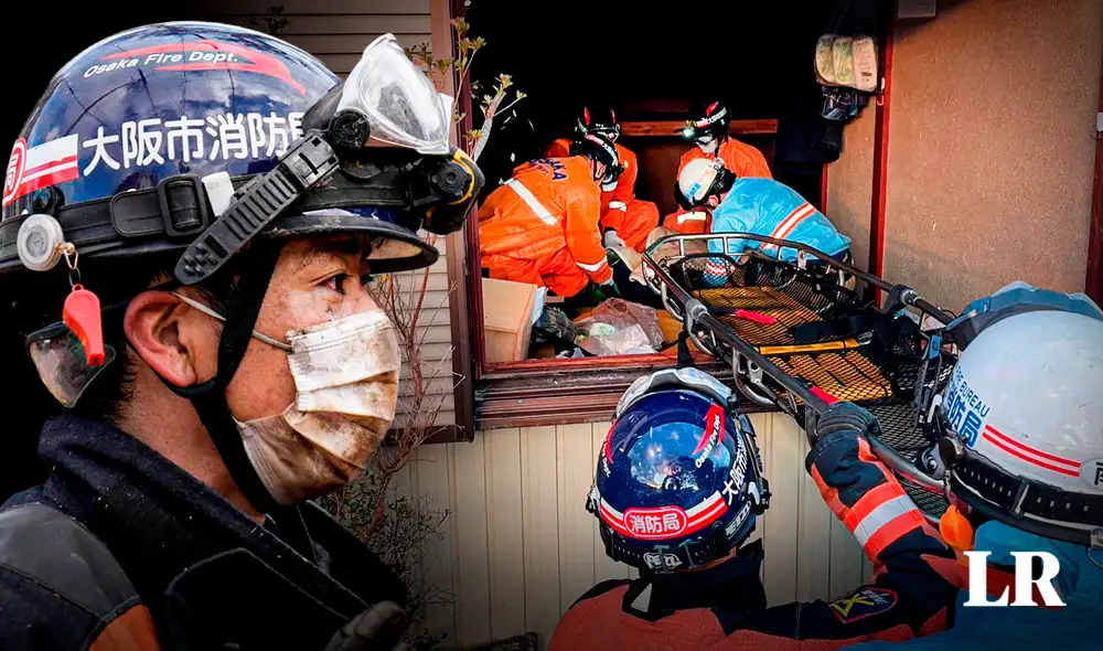 Más de 90 rescatistas han sido asignados a la zona, una de las más golpeadas por el temblor en Japón. Foto: EFE/Jazmín Ceras/LR