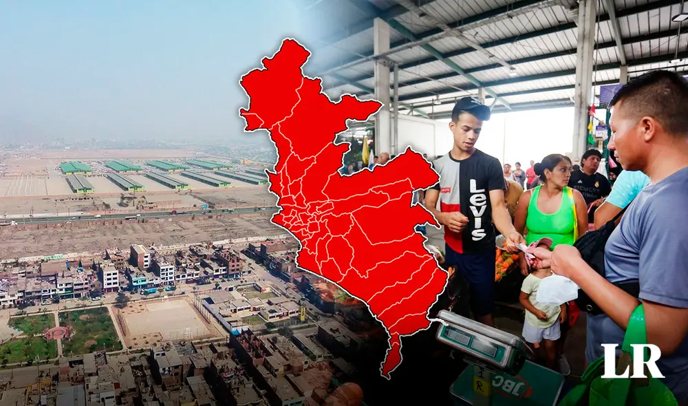 El mercado de abastos más grande de Lima es también el mayor punto de acopio de papa del Perú. Foto: composición LR/El Perú en 360/Andina