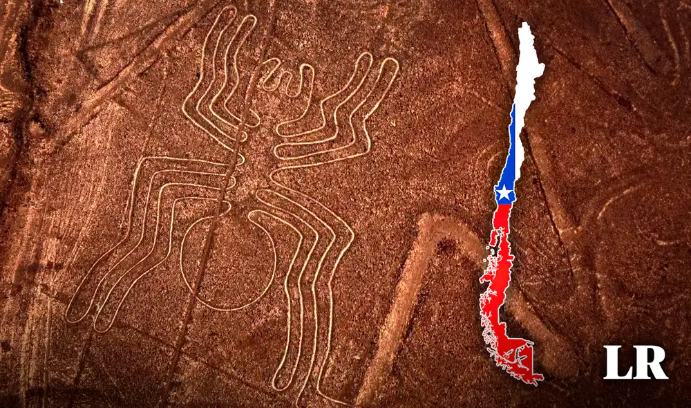 Una de las líneas chilenas es considerada como el geoglifo antropomorfo más grande del mundo. Foto: composición LR - Gerson Cardoso Una de las líneas chilenas es considerada como el geoglifo antropomorfo más grande del mundo. Foto: composición LR - Gerson Cardoso