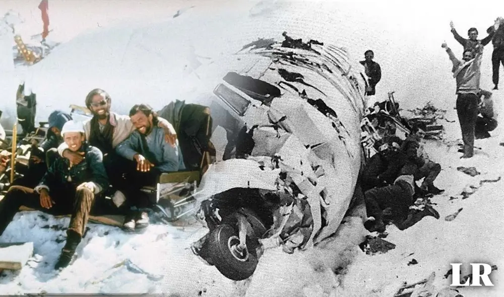 De los 45 pasajeros del vuelo 571 de la Fuerza Aérea Uruguaya solo 16 lograron salir con vida. Foto: composición LR - Video: RTVE