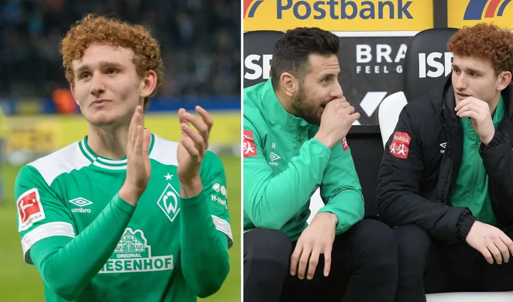 Josh Sargent debutó en el Werder Bremen en 2018. Foto: composición LR/AFP/Werder Bremen