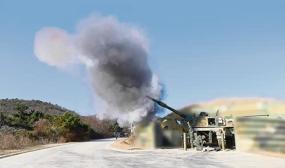 Escalada. Luego de los lanzamientos en el mar fronterizo entre las dos Coreas, Corea del Sur respondió. Foto: difusión Escalada. Luego de los lanzamientos en el mar fronterizo entre las dos Coreas, Corea del Sur respondió. Foto: difusión