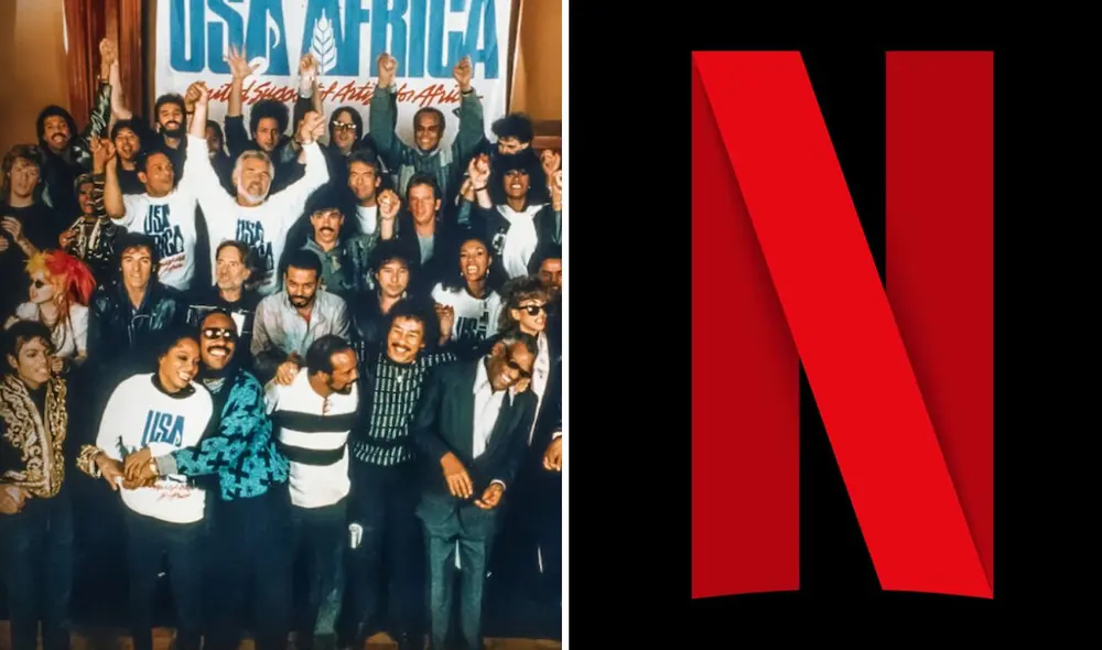 Documental de Netflix revelará cómo fue creada la canción de 'We Are the World'. / Foto: composición LR / Netflix Documental de Netflix revelará cómo fue creada la canción de 'We Are the World'. / Foto: composición LR / Netflix
