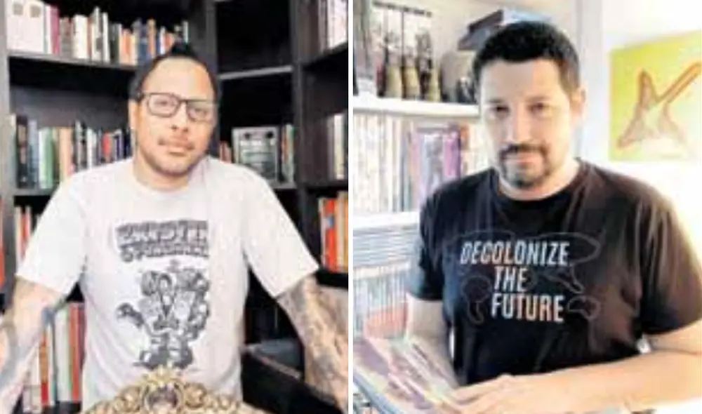 Socios. César Santivañez y Hugo Espinoza, creadores de mundos apocalípticos.