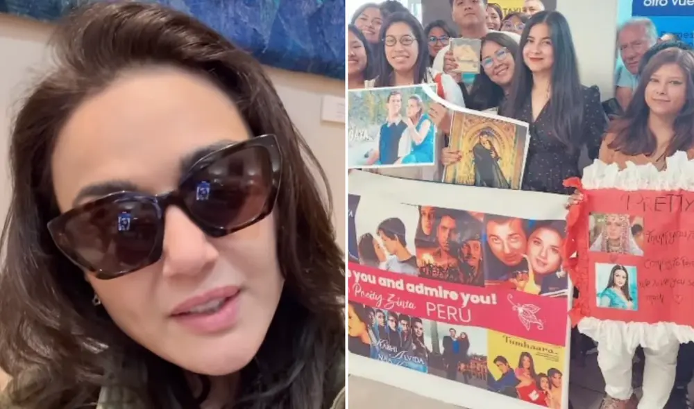 Preity Zinta estuvo en nuestro país con su esposo Gene Goodenough. Foto: composición LR/Instagram realpz