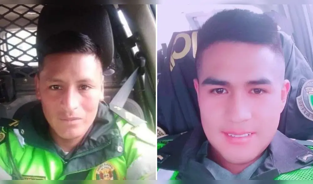 Ambos efectivos de la PNP son acusados del presunto delito de cohecho. Foto: composición LR/Huancayo Digital