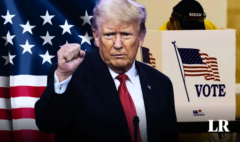 Trump se aferra a su candidatura a pesar de haber sido inhabilitado en ciertos estados. Foto: composición LR/EFE