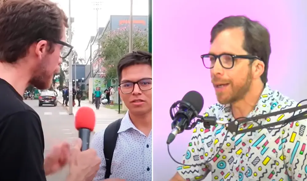 Youtuber peruano mencionó que las respuestas de los estudiantes de la UNMSM son muy enriquecedoras. Foto: composición LR/YouTube/La República LR+