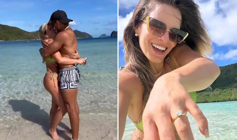 "Te amo, este lugar quedará guardado en mi corazón para siempre", escribió Alejandra Baigorria en sus historias de Instagram, en las que mostró la pedida de mano. Foto: composición LR/Alejandra Baigorria/Instagram "Te amo, este lugar quedará guardado en mi corazón para siempre", escribió Alejandra Baigorria en sus historias de Instagram, en las que mostró la pedida de mano. Foto: composición LR/Alejandra Baigorria/Instagram