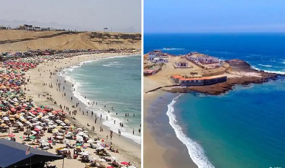 Con la llegada del verano, las personas buscan playas cerca a Lima para relajarse y disfrutar en familia. Foto: composición LR/Municipalidad de Huarmey/Turismo Perú