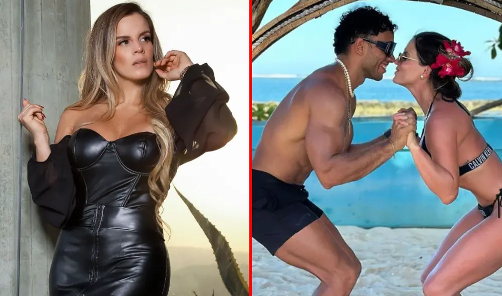 Alejandra Baigorria no pudo evitar quebrarse durante la pedida de mano  de Said Palao. Foto: composición LR/Instagram/Alejandra Baigorria