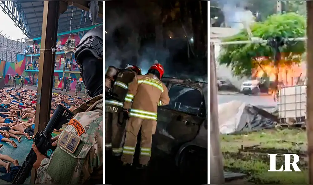 Daniel Noboa decretó un toque de queda con estado de excepción el último lunes 8 de enero. Foto: composición LR/EFE Daniel Noboa decretó un toque de queda con estado de excepción el último lunes 8 de enero. Foto: composición LR/EFE