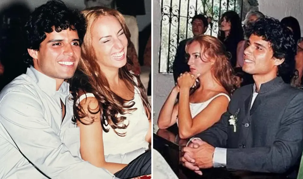 Cynthia Martínez se casó con Pedro Suárez-Vértiz a la edad de 19 años. Foto: composición LR/Instagram/Cynthia Martínez