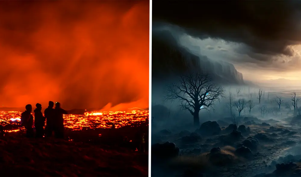 Durante este año el mundo estuvo en oscuridad por 18 meses. Foto: composición LR/ChatGPT