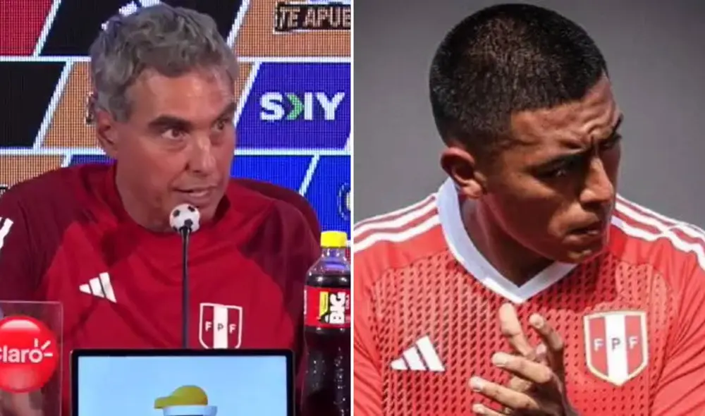 'Chemo' del Solar es el entrenador de la selección peruana sub-23. Foto: composición LR/captura FPF/Selección peruana