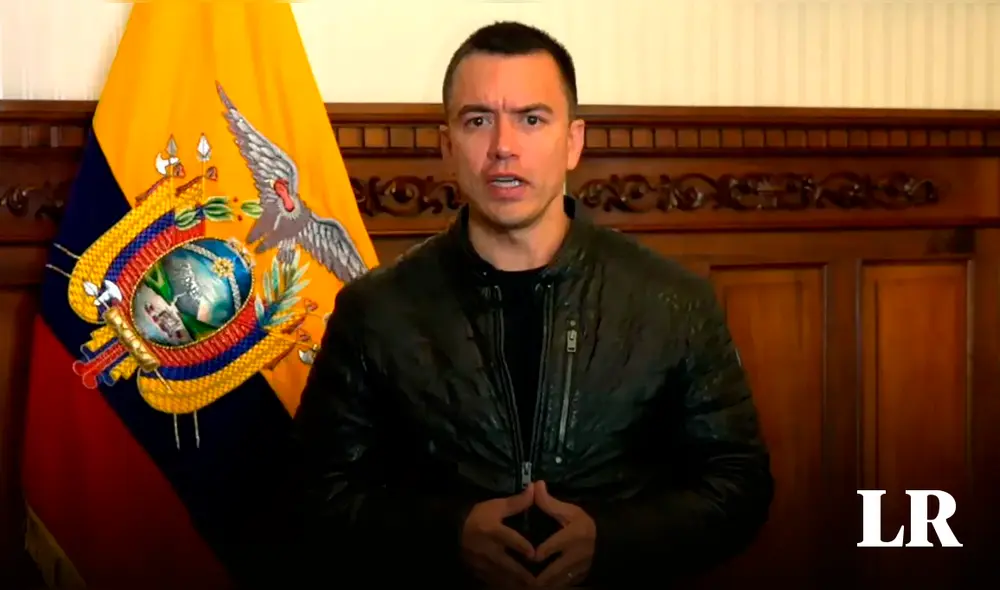 Presidente de Ecuador declara conflicto armado interno y pide acción militar. Foto: EFE Presidente de Ecuador declara conflicto armado interno y pide acción militar. Foto: EFE