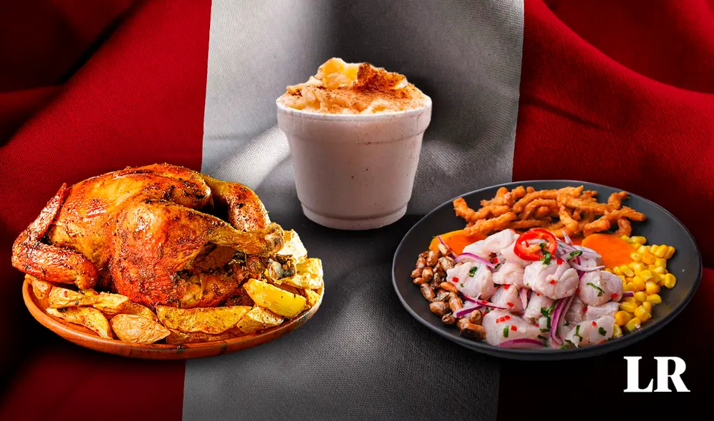 El queso helado, el pollo a la brasa y el ceviche están en el ranking de Taste Atlas, así como otras populares recetas. Foto: composición LR - Jazmín Ceras