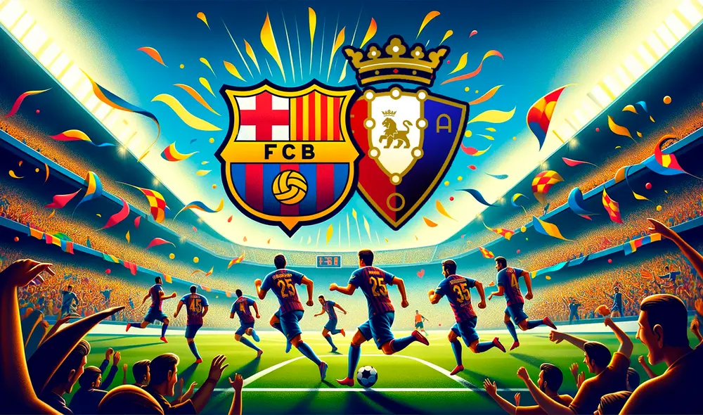 Barcelona vs. Osasuna EN VIVO y EN DIRECTO por el pase a la final de la Supercopa de España. Foto: IA