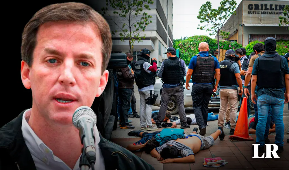 Ante los últimos actos delictivos en Ecuador, el alcalde de Magdalena cuestionó los recursos que tiene la Policía para enfrentar la delincuencia en el país. Foto: composición LR de Gerson Cardoso/La República Ante los últimos actos delictivos en Ecuador, el alcalde de Magdalena cuestionó los recursos que tiene la Policía para enfrentar la delincuencia en el país. Foto: composición LR de Gerson Cardoso/La República