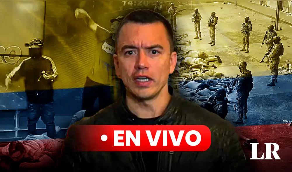 El presidente Daniel Noboa decretó el martes un conflicto armado interno y el Ejército podrá usar armas letales contra terroristas. Foto: composición LR/EFE El presidente Daniel Noboa decretó el martes un conflicto armado interno y el Ejército podrá usar armas letales contra terroristas. Foto: composición LR/EFE