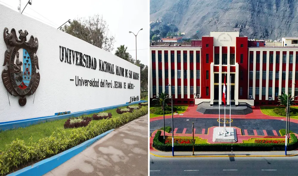 an Marcos y la UNI se han posicionado como las universidades nacionales más prestigiosas en el Perú. Foto: composición LR/UNMSM/UNI