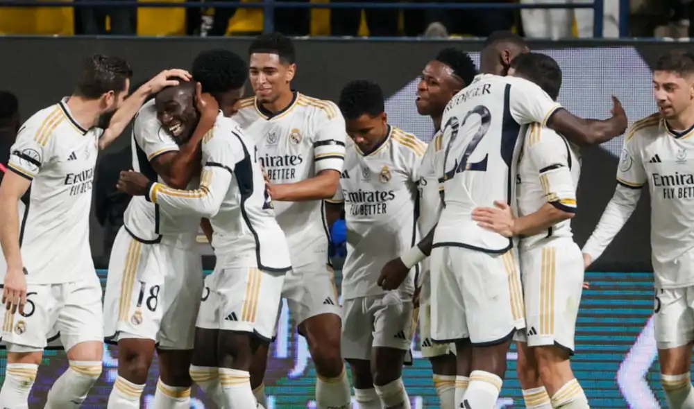 Real Madrid y Atlético de Madrid jugaron en el  Al Awwal Stadium de Arabia Saudita. Foto: EFE