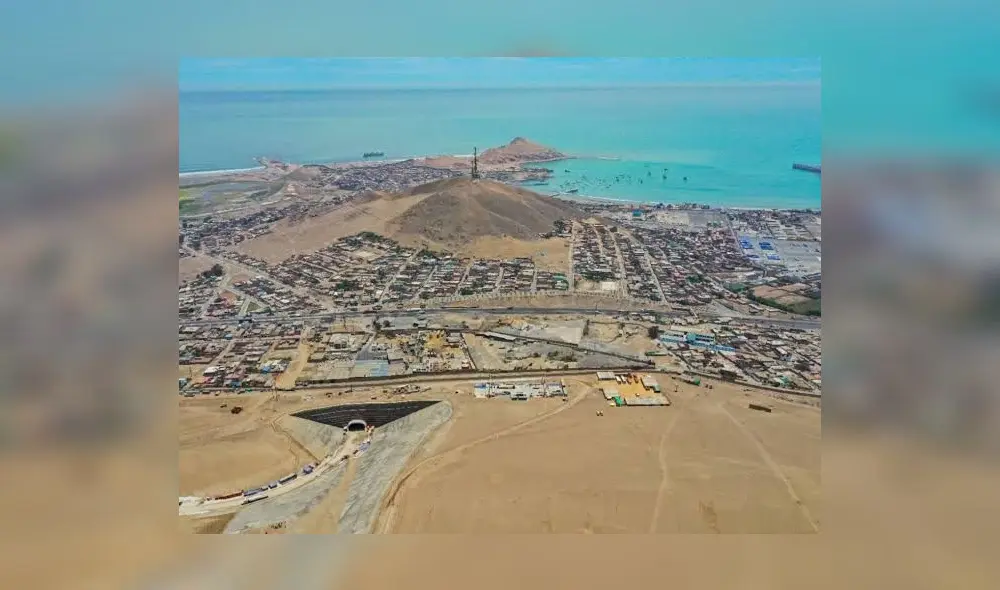 Megapuerto de Chancay representa una inversión de US$1.300 millones en su primera etapa. Foto: Andina