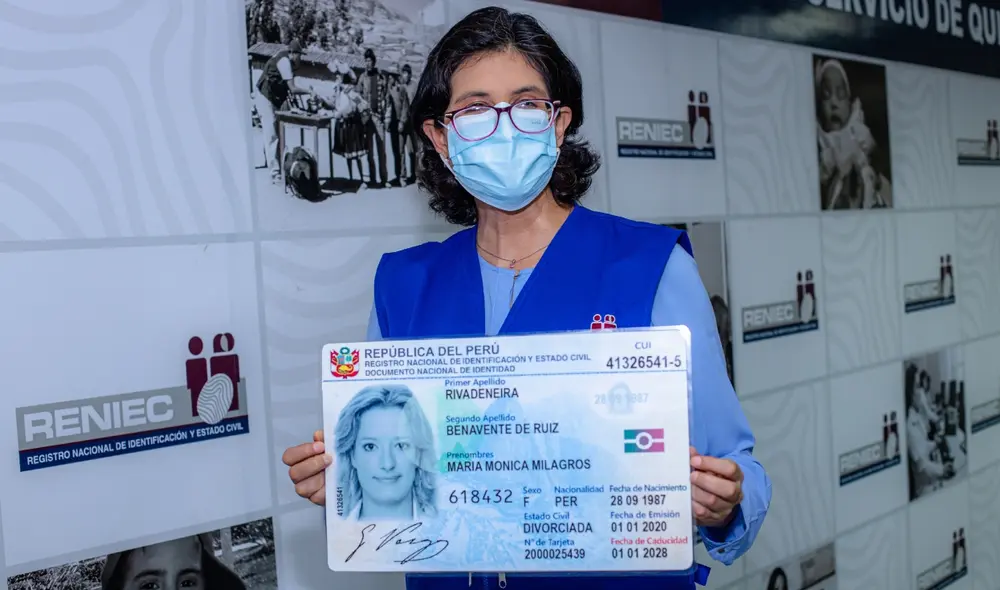 El DNI electrónico cuenta con un chip incorporado. Foto: Reniec El DNI electrónico cuenta con un chip incorporado. Foto: Reniec