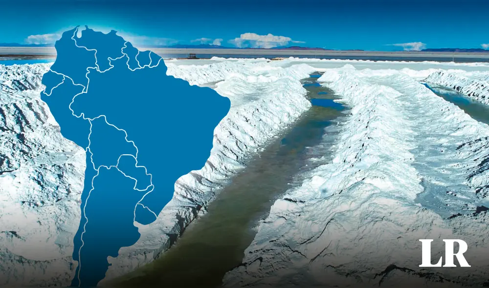 El triángulo de litio tiene las mayores reservas de litio del mundo. Foto: composición LR. Video: FRANCE 24 Español El triángulo de litio tiene las mayores reservas de litio del mundo. Foto: composición LR. Video: FRANCE 24 Español