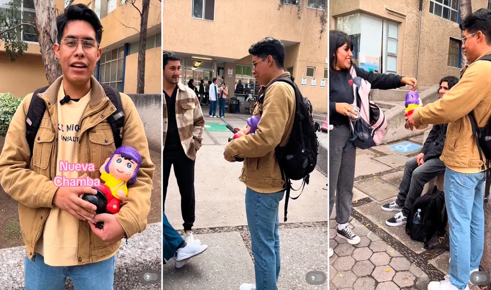 Muchos estudiantes se mostraron sorprendidos ya que no imaginaron que les cobraran por decirles la hora. Foto: composición LR/TikTok/@josecasti11o
