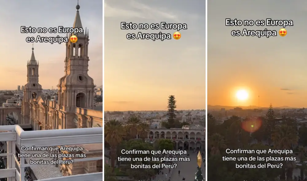 Arequipa tiene una impresionante arquitectura colonial y neoclásica. Foto: composición LR/TikTok/@ramiroarribasplata Arequipa tiene una impresionante arquitectura colonial y neoclásica. Foto: composición LR/TikTok/@ramiroarribasplata