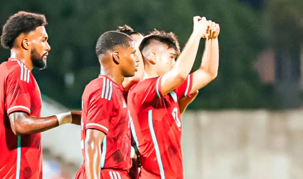 Los cafeteros no tuvieron piedad de República Dominicana. Foto: FCF Los cafeteros no tuvieron piedad de República Dominicana. Foto: FCF