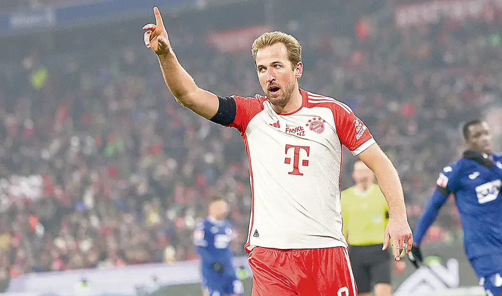 Artillero. Harry Kane se afianza como el máximo goleador de la Bundesliga con 22 tantos. Foto: EFE Artillero. Harry Kane se afianza como el máximo goleador de la Bundesliga con 22 tantos. Foto: EFE